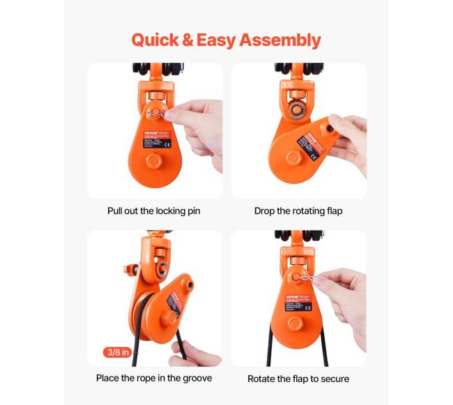 2 tonų keltuvas su bloku ir grandine automobiliams5