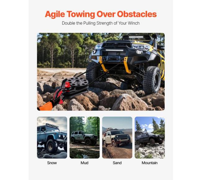 14,5 tonos gelbėjimo skriemulys ATV UTV3