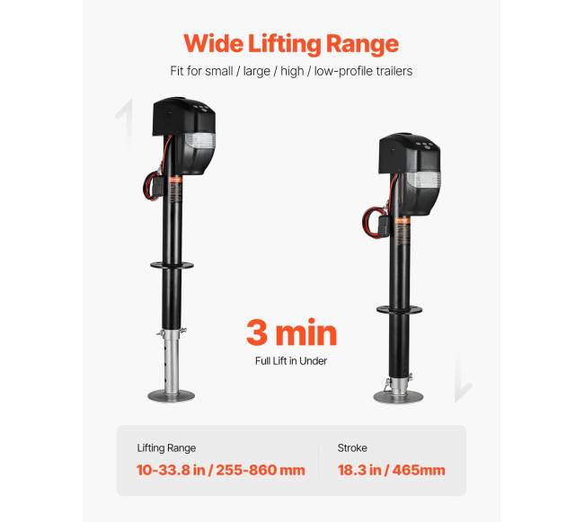 Elektrinis automobilio priekabos keltuvas 2267 kg3