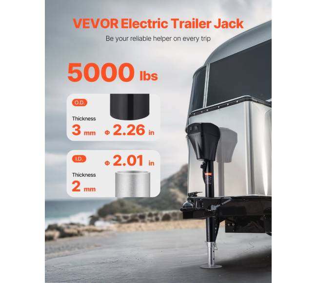 Elektrinis priekabų lizdas 2267 kg RV ir stovyklautojui1