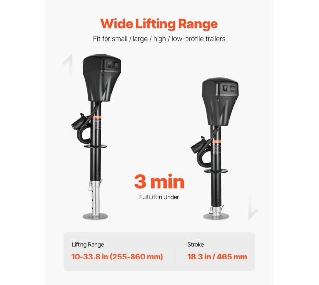 Elektrinis priekabų lizdas 2267 kg RV ir stovyklautojui3