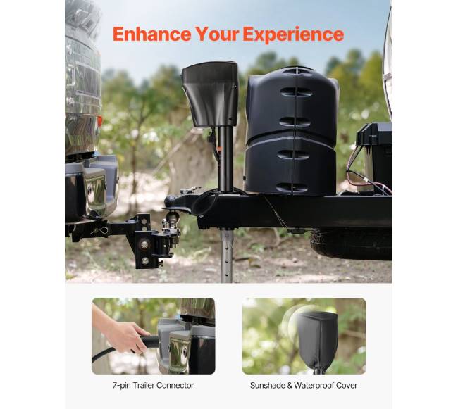 Elektrinis priekabų lizdas 2267 kg RV ir stovyklautojui4