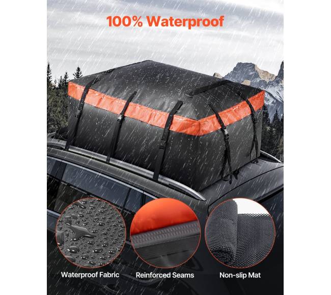 Automobilio stogo bagažinė 20 kubinių pėdų 840D PVC1