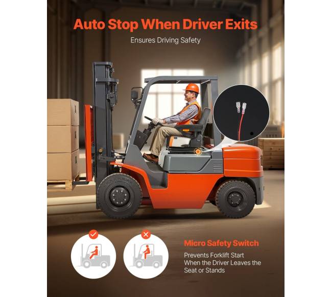 Universalus šakinio krautuvo sėdynė su reguliuojama atlošu5