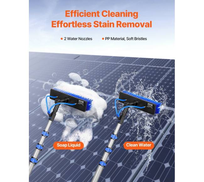 saulės baterijų valymo teleskopinis strypas1