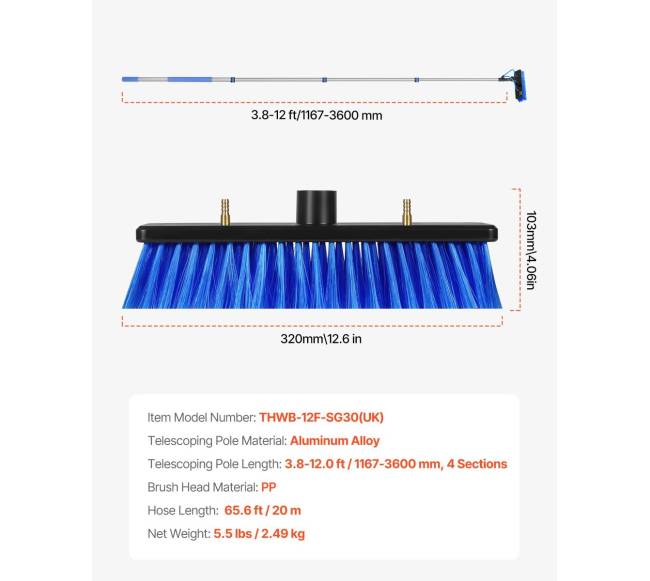 saulės baterijų valymo teleskopinis strypas6