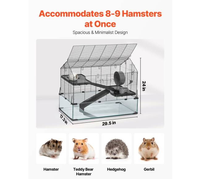 Vielinis narvas žiurkėnams 75 cm2