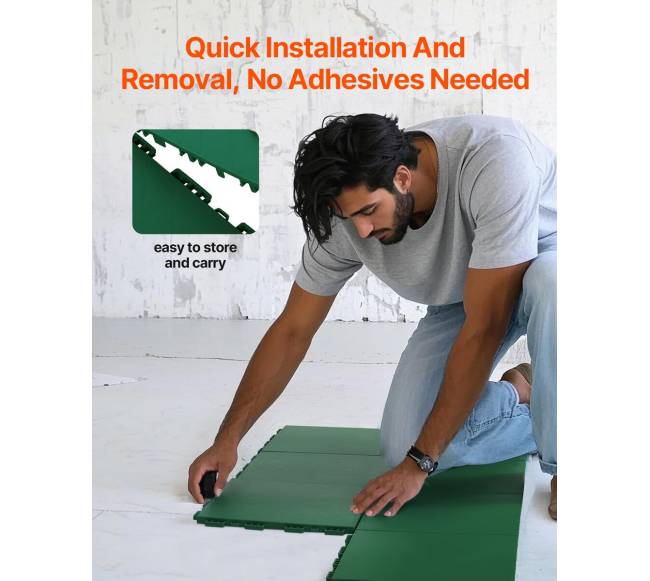 Gimnastikai skirti susijungiantys kilimėliai 8 vnt. (žali)4