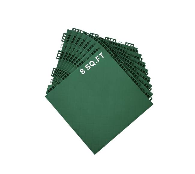 Gimnastikai skirti susijungiantys kilimėliai 8 vnt. (žali)8