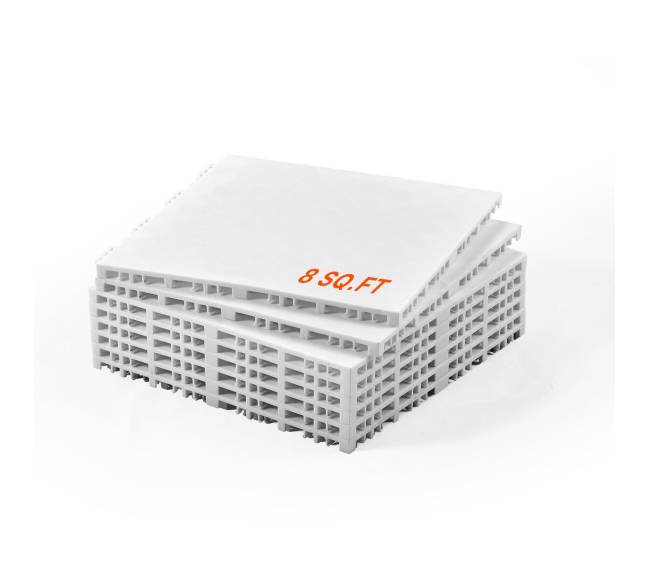 Gimnastikos grindų kilimėliai 8 vnt., pilka spalva0