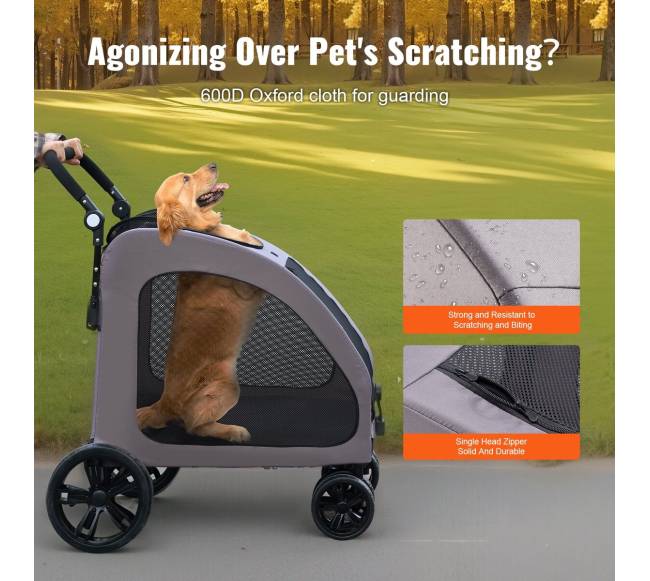 Šunų vežimėlis keturiais ratais 73 kg3