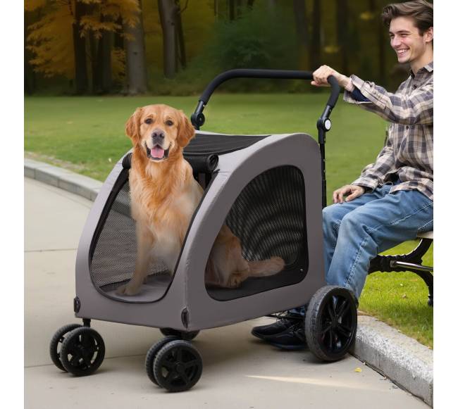 Šunų vežimėlis keturiais ratais 73 kg7