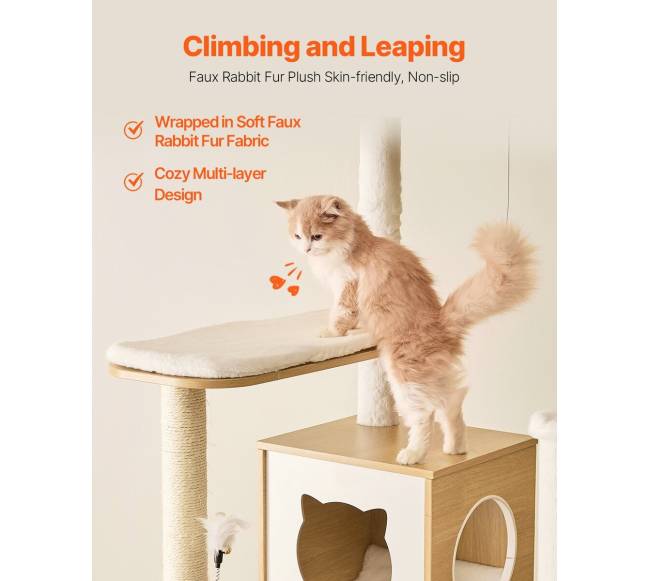 Didelis kačių draskyklė su daugybe aukštų3