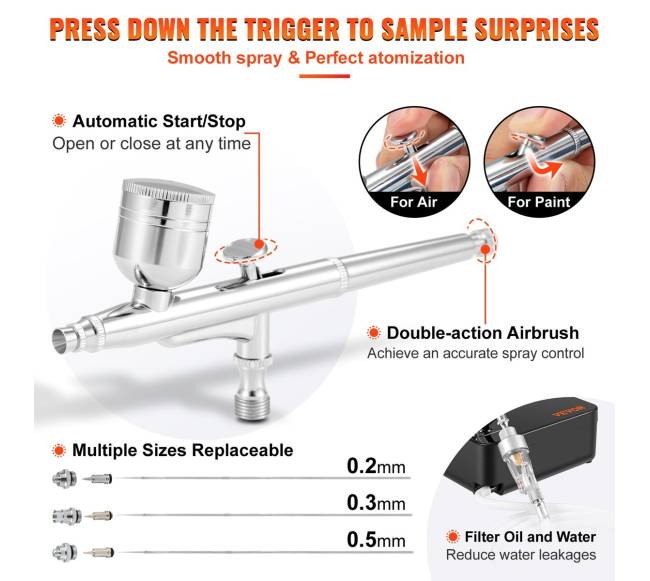 Oro dažytojų rinkinys su kompresoriumi3