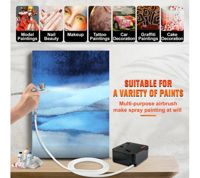 Oro dažytojų rinkinys su kompresoriumi5