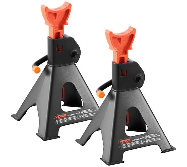 Automobilių stovai, 3 tonų talpa, raudoni10