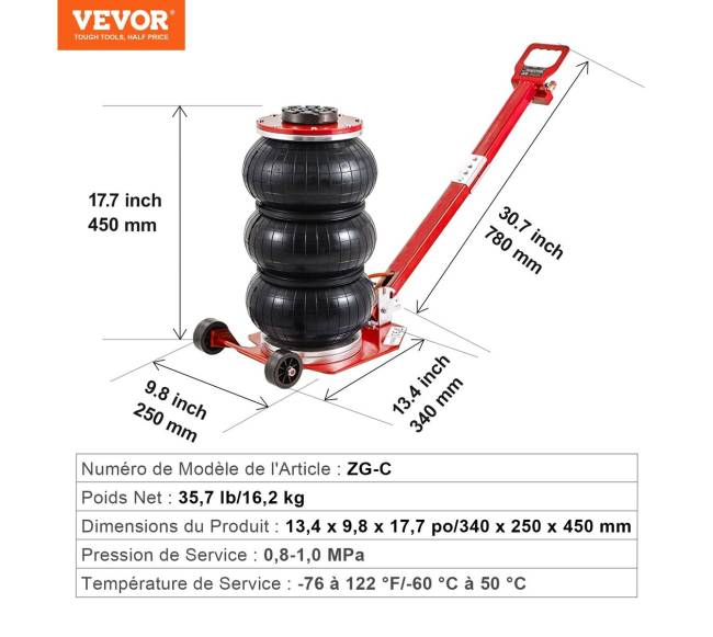 3 tonų trigubas oro keltuvas6