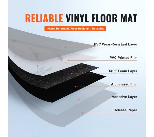 Lipnios vinilinės plytelės, marmuro tekstūra2