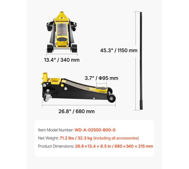 Žemas automobilių kėliklis 2,5 tonos6