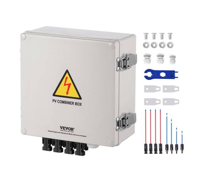 Saulės PV skirstymo dėžė 4 gijų 10A IP658