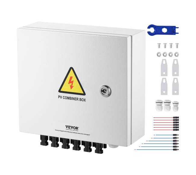Saulės PV kombinerio dėžė 6 įvestys IP658