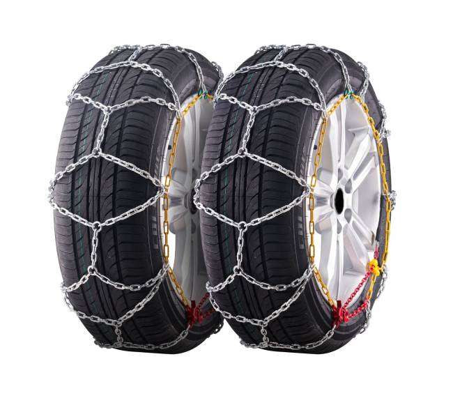 Manganinės plieno sniego grandinės padangoms 2 vnt.8