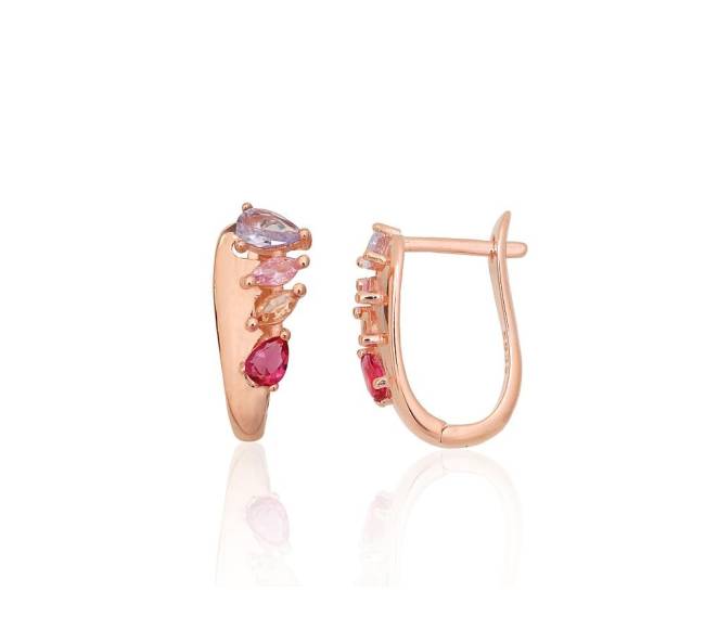 Sidabriniai auskarai ant cilindrinės spynos0