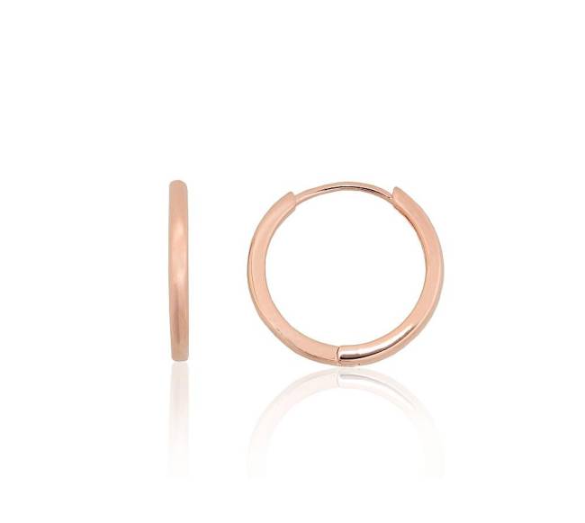 Sidabriniai auskarai su apvaliu segtuku0