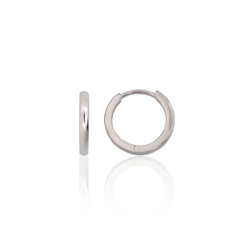 Sidabriniai auskarai su apvaliu segtuku0