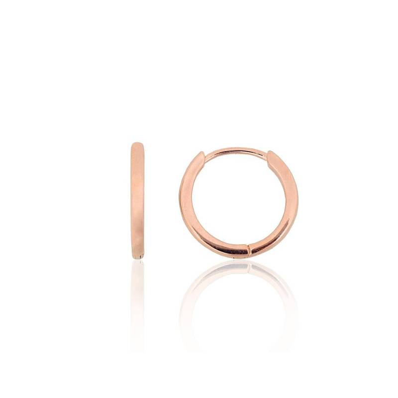 Sidabriniai auskarai su apvaliu segtuku0