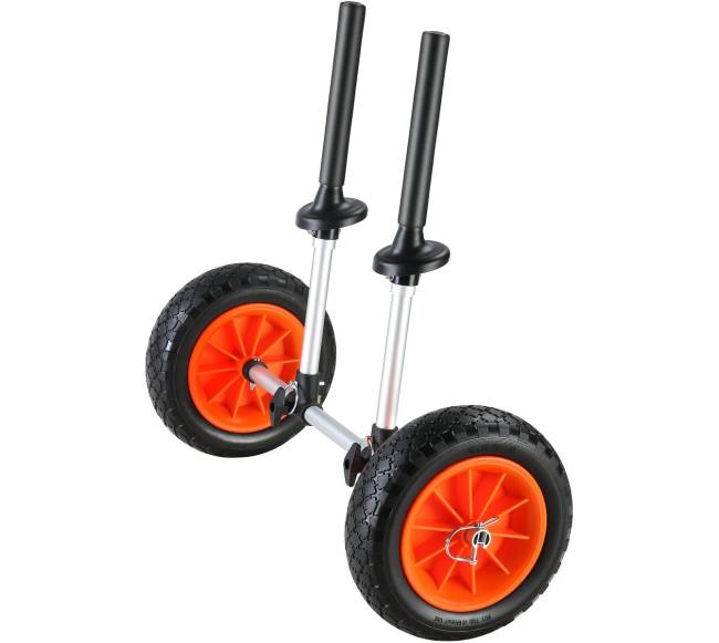 Tvirta baidarės vežimėlis, nuimamas vežimėlis su tvirtomis padangomis10