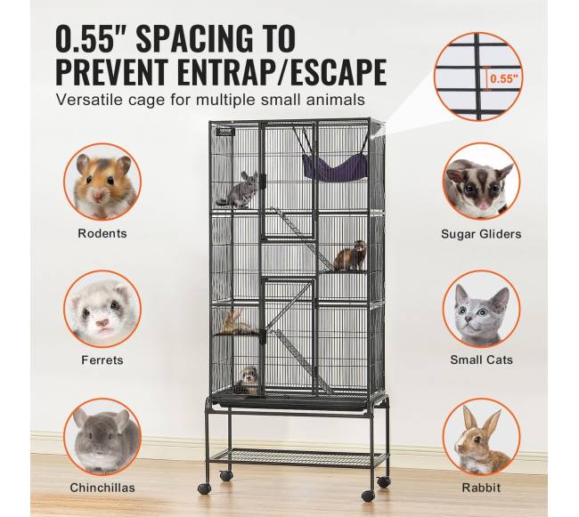 Metalinė 4 aukštų gyvūnų narvas2