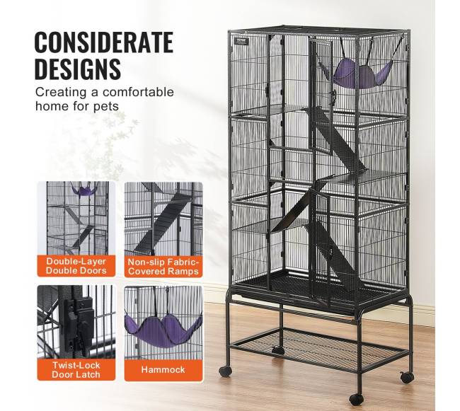 Metalinė 4 aukštų gyvūnų narvas5