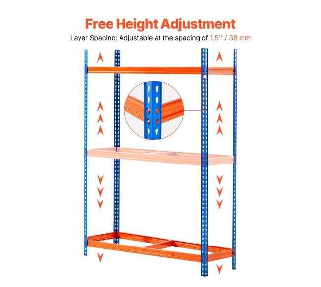 Padangų laikiklis 3 lentynoms - iki 18 padangų3