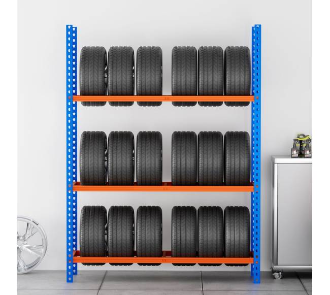 Padangų laikiklis 3 lentynoms - iki 18 padangų7