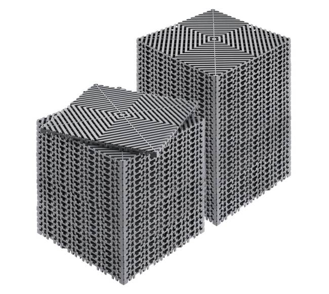 Drenažinė kilimėlis sujungiamas modulinis plytelės0