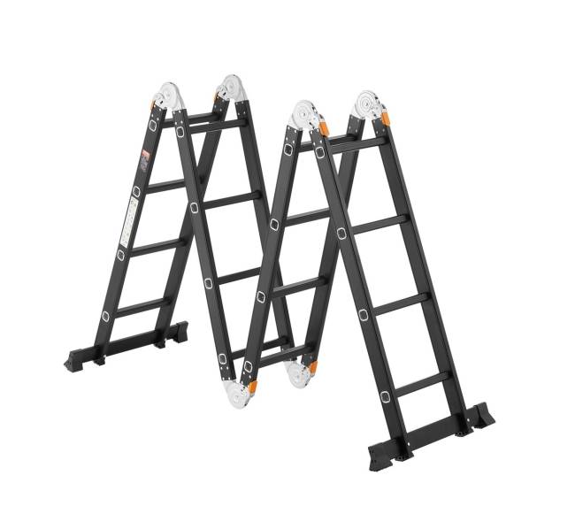 Daugiafunkcės sulankstomos kopėčios su platforma8