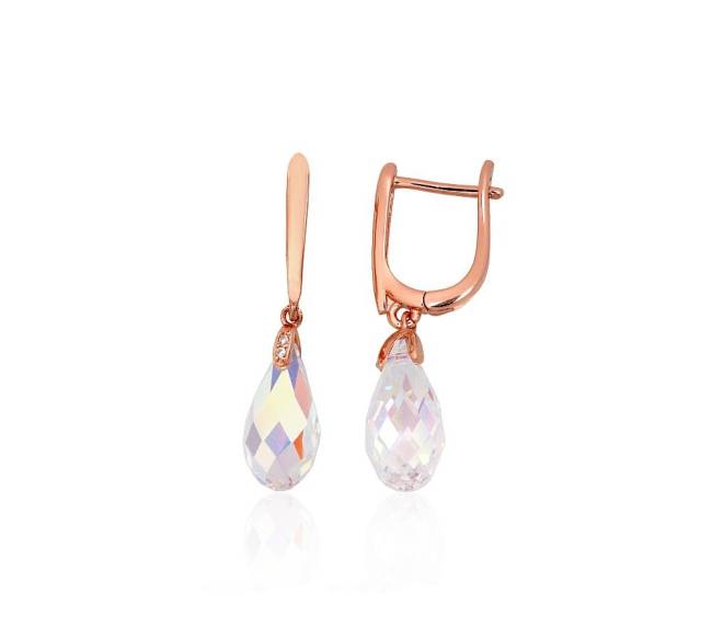 Sidabriniai auskarai ant cilindrinės spynos0