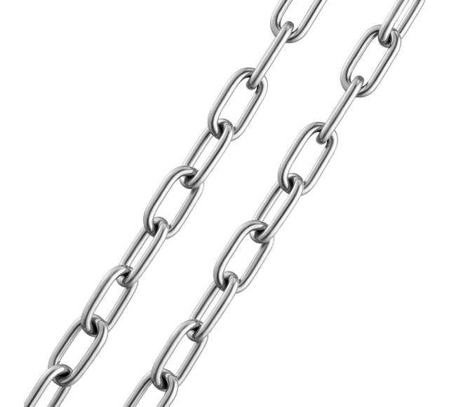 Valties inkarinė grandinė iš nerūdijančio plieno 1,2 m0
