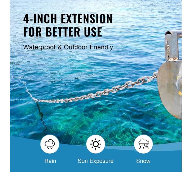 Valties inkarinė grandinė iš nerūdijančio plieno 1,2 m4