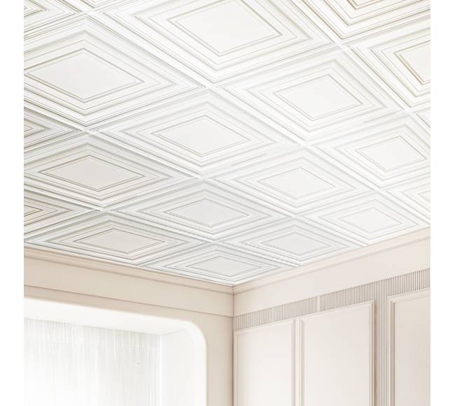 Lubų plytelės 12 vnt. PVC 60x60 cm7