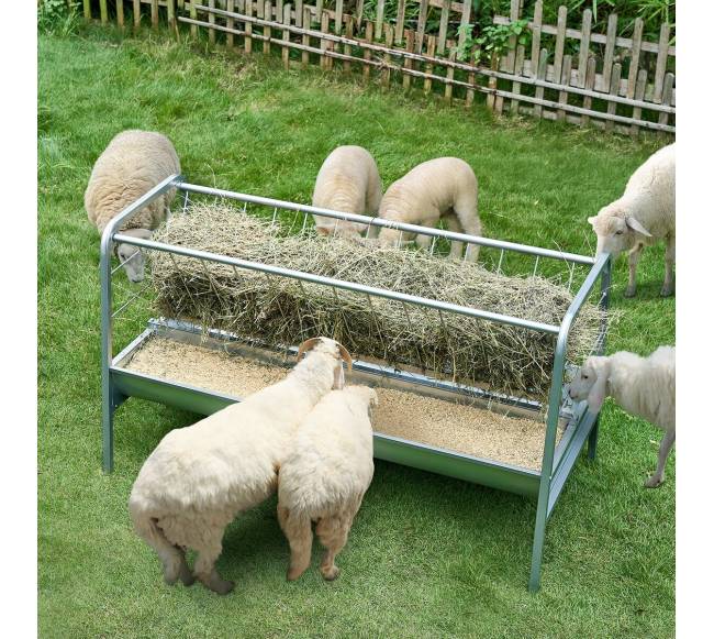 Gyvulių šieno ir grūdų šėrykla 80 galonų7