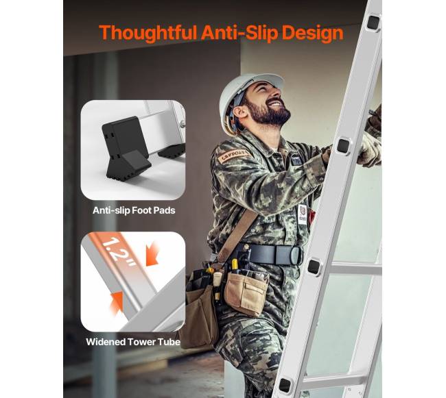 Daugiafunkcinės sulankstomos kopėčios 7-in-15