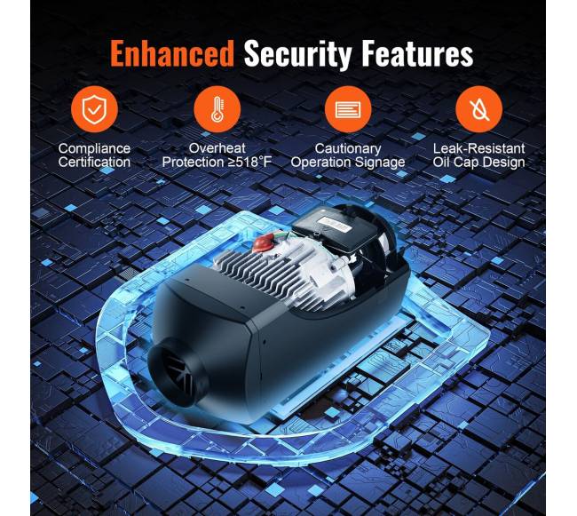 Dyzelinis oro šildytuvas automobiliui 12V 5KW4