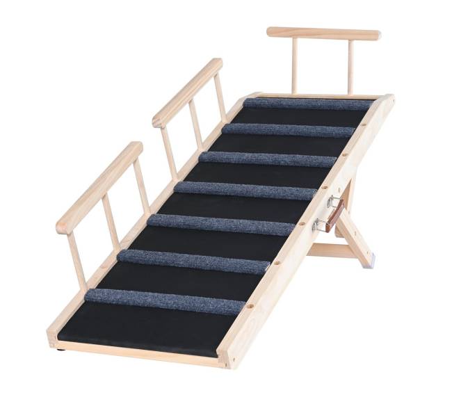 Sulankstomas medinis rampa šunims ir katėms10