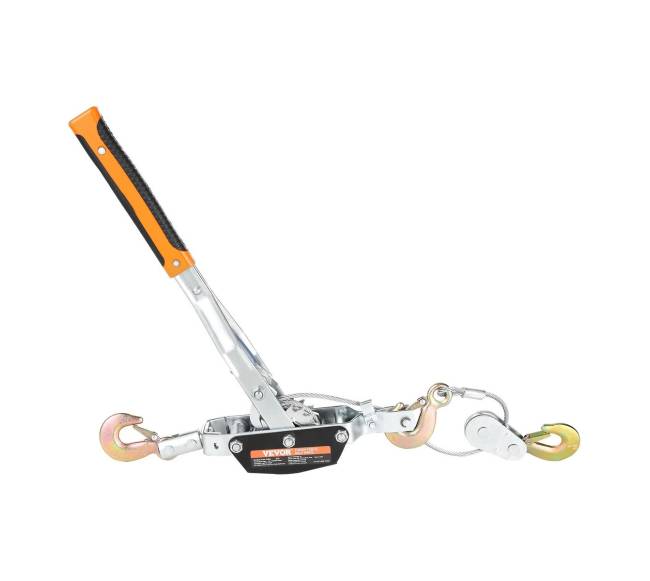 Traukimo gervė 5 t su trosu ir 3 kabliais8