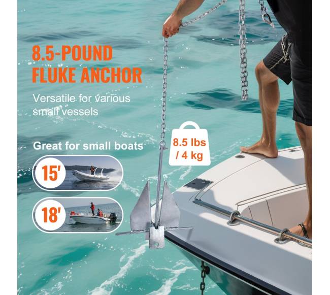 Fluko tipo inkaro rinkinys mažiems laivams2