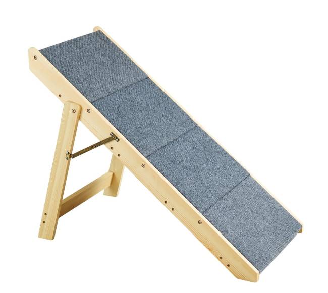 Medinės augintinių laipteliai su 4 žingsniais0