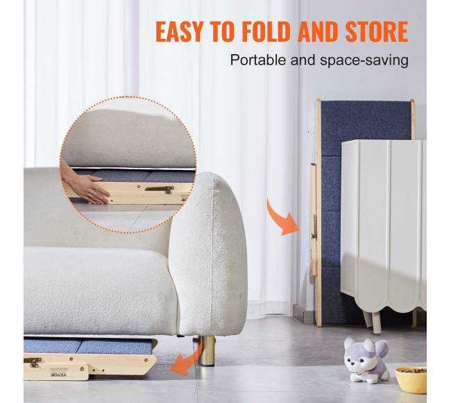 Medinės augintinių laipteliai su 4 žingsniais5