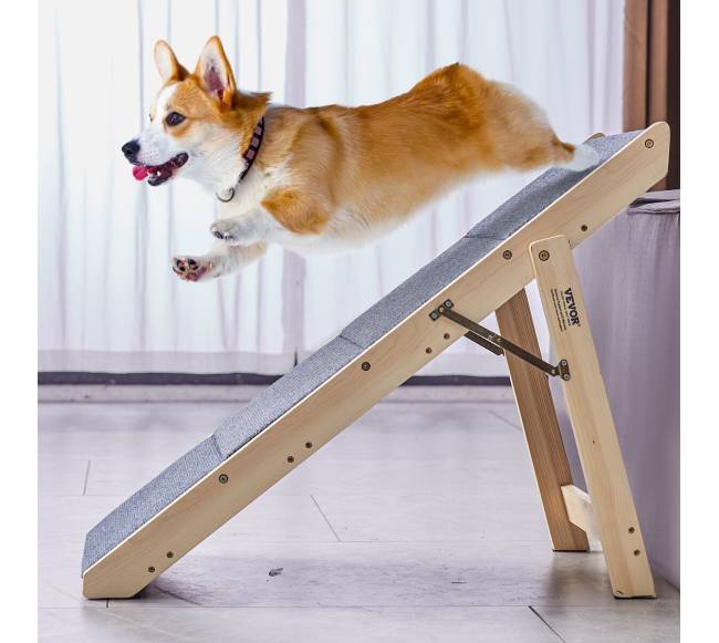 Medinės augintinių laipteliai su 4 žingsniais7